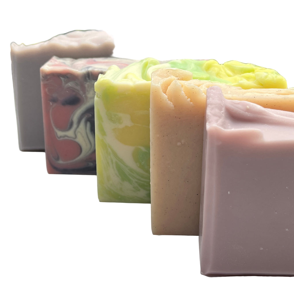 Save on our five soap bar bundle set.