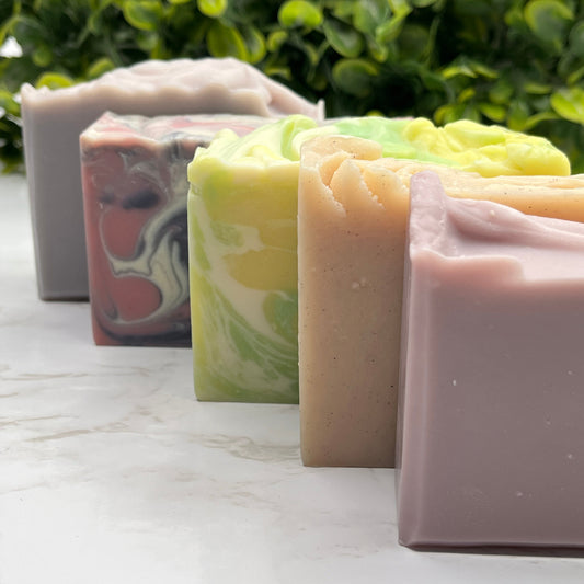Save on our five soap bar bundle set.