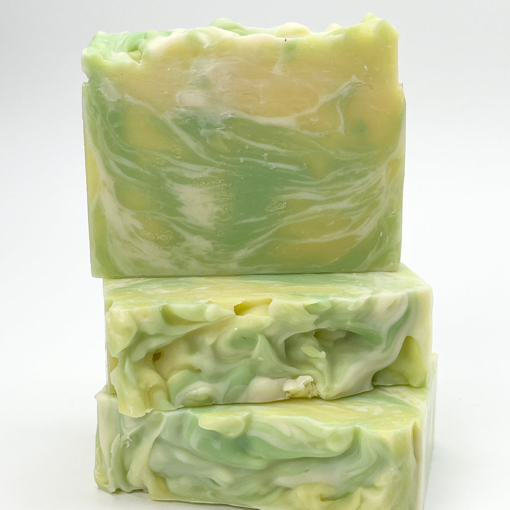 Three bars of our Harbor Fresh soap bars