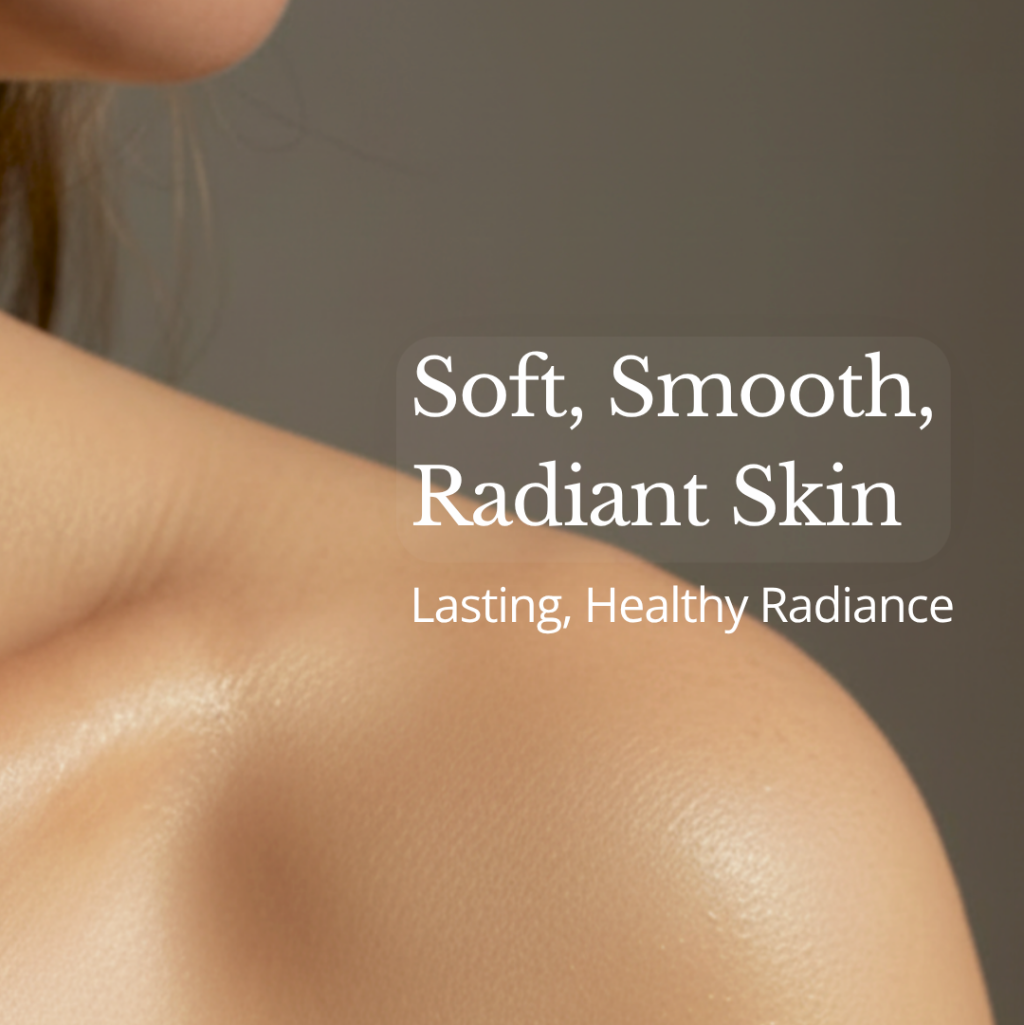 Firming body oil for dry, crepey skin leaving skin smooth, hydrated, and radiant.